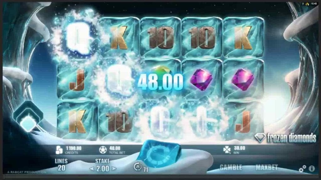 frozen diamonds slot play game