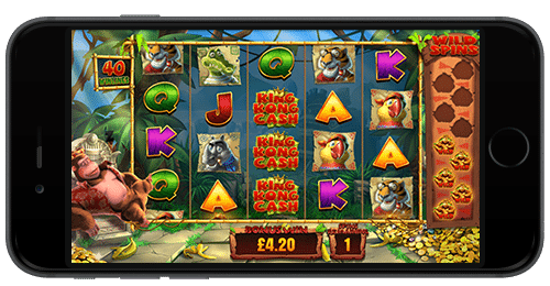 king kong cash slot on mobile