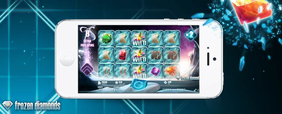 frozen diamonds slot on mobile