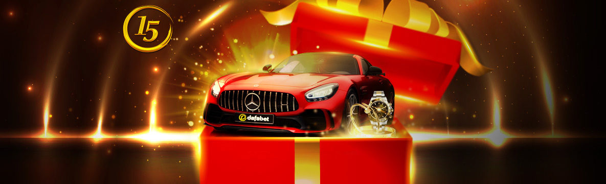 dafabet 15 years birthday promo luxury car