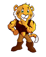 bestcasinoindia mascot the tiger is curious