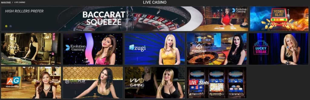 melbet live casino lobby
